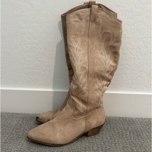 Target Suede Cowboy Boots